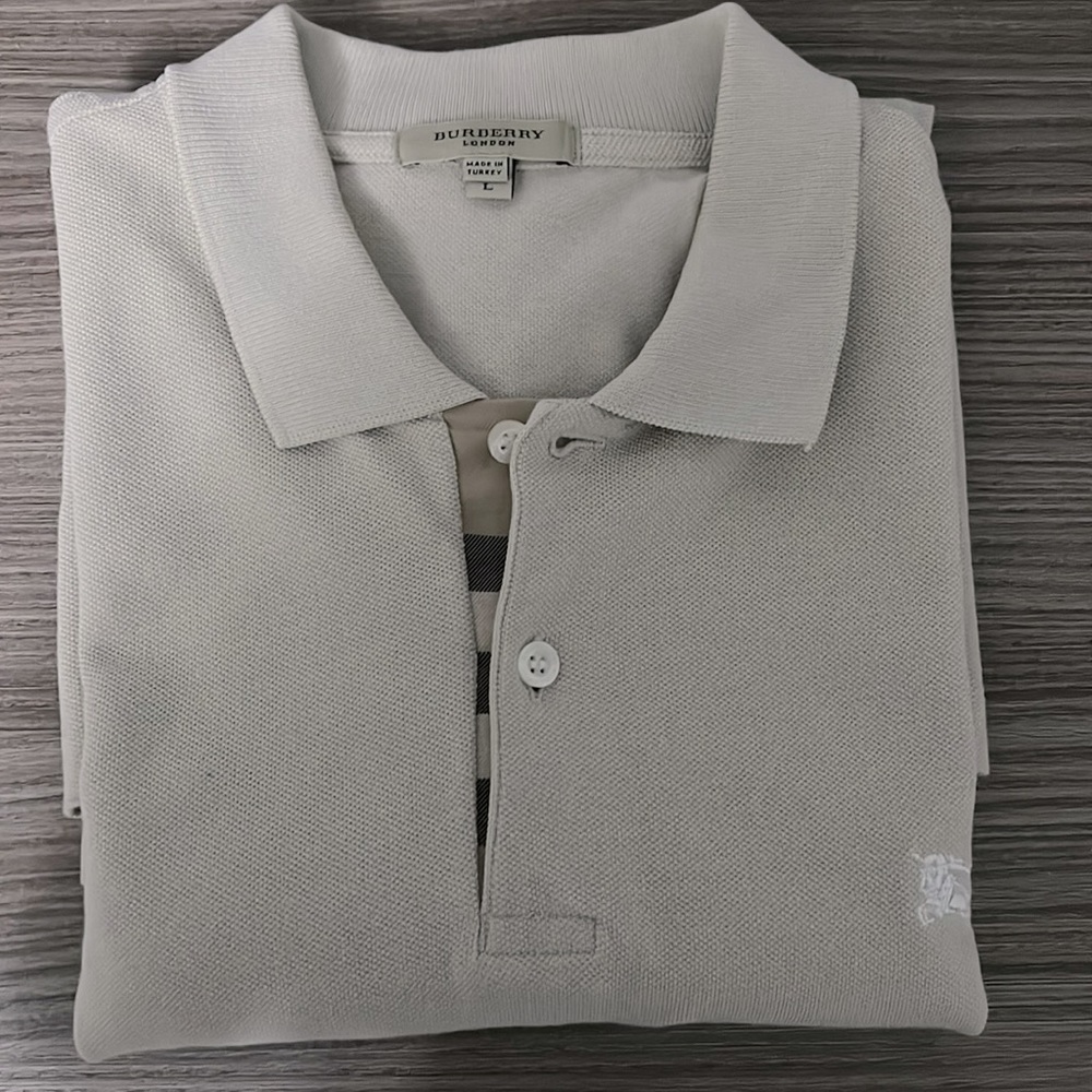 Burberry Mens Polo Size Large